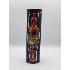 2003 Kahlua Unleash It Metal Container Limited Edition 2 With Christmas Lights